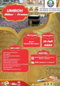 Paket  Umrah Promo,  Umrah Akbar , Plus Thaif, Btt Ahz, 10 hari, Keberangkatan 12 Juli 2025 